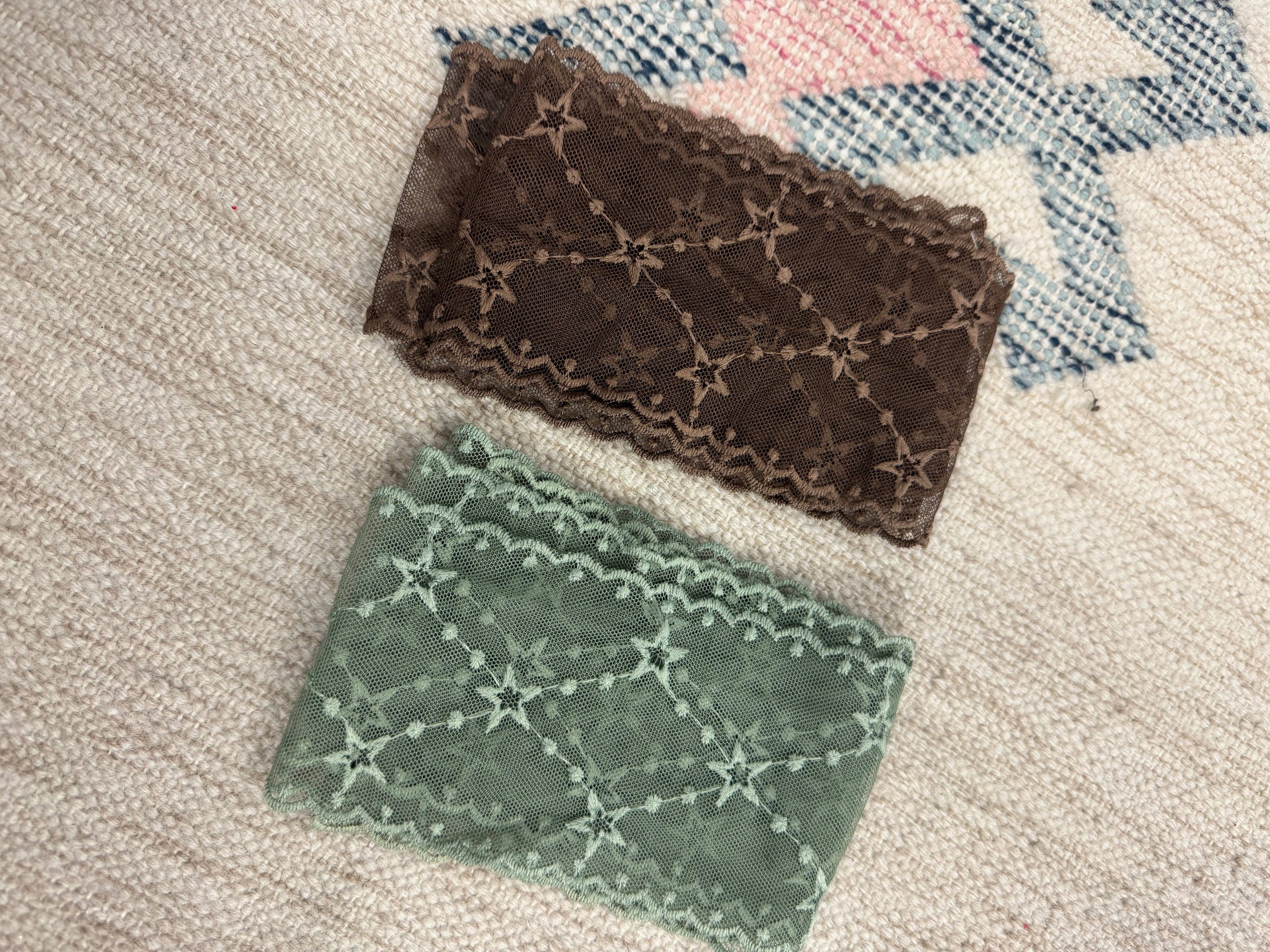 Wildflowers and Barley – wholesale Hattaccessoar - Dam – Stretch Spets Hattband-Stjärna0