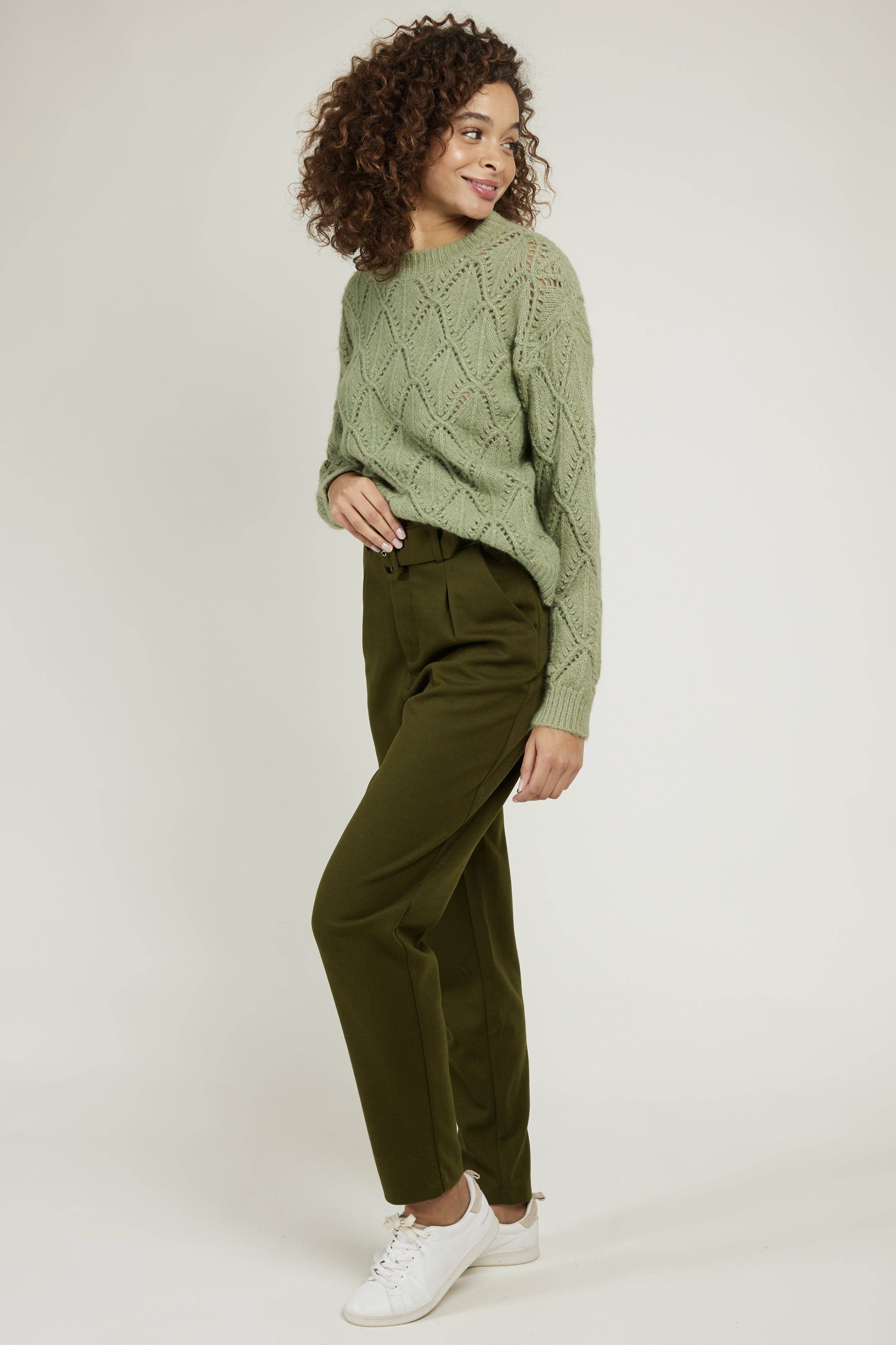 Andy & Lucy - Wholesale Pants - Women's - BRIANNA - Trousers with belt11