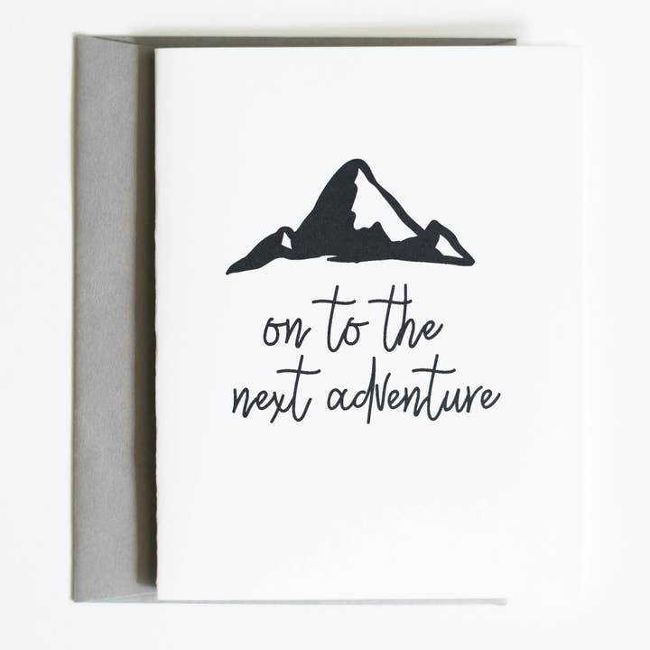 Op naar The Next Adventure Card voor wholesale door Sassper Goods