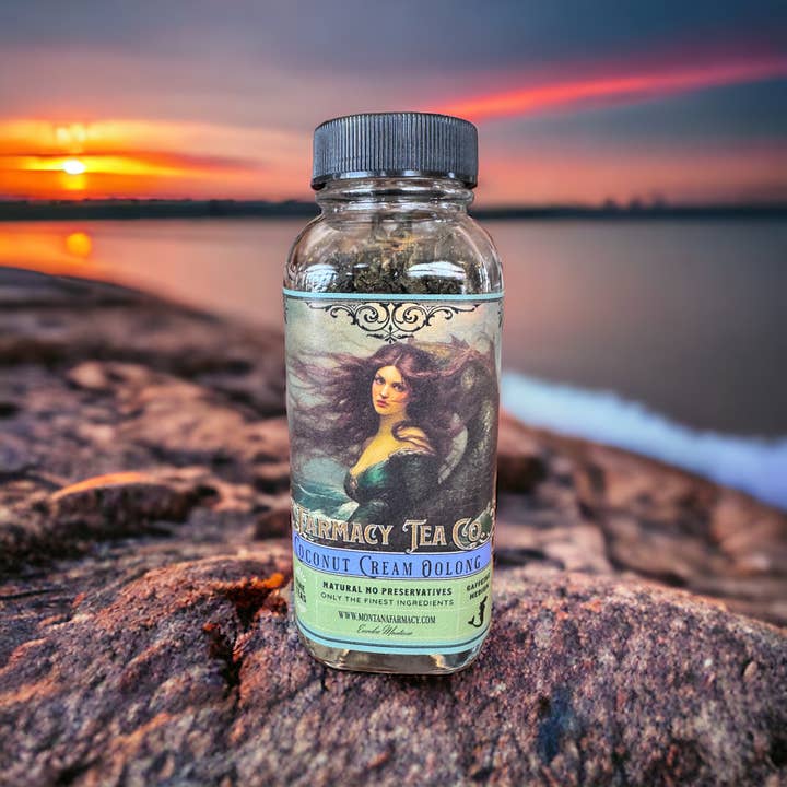 Montana Farmacy - Wholesale Loose Tea - Coconut Cream Oolong Majestic Mermaid Vintage Tea blend