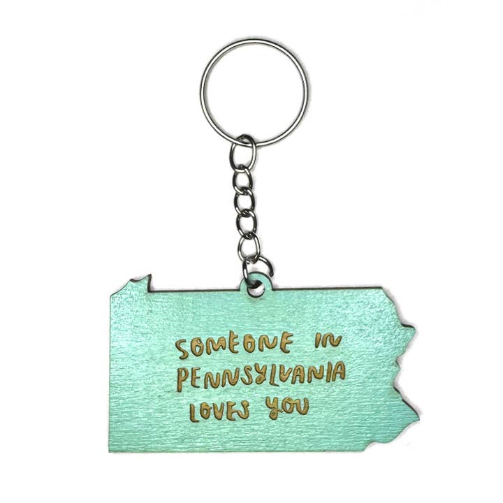 Quelqu'un en Pennsylvania Loves You Keychain pour la vente par SnowMade