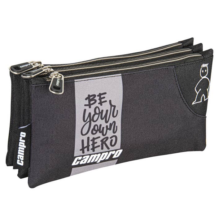 PERONA BAGS - Wholesale Pencil Case/Pouch - Triple Campro Hashtag Portfolio - Person 58794