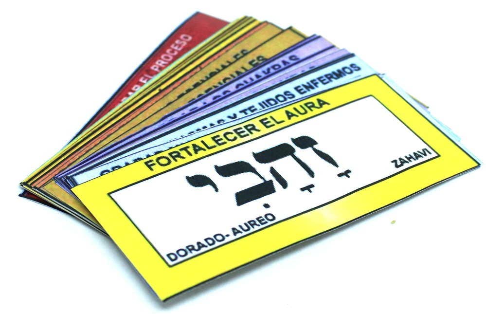 El Alquimista – wholesale Meditation supplies – HEBREW PENDULUM Labels (shirts) Basic Package0