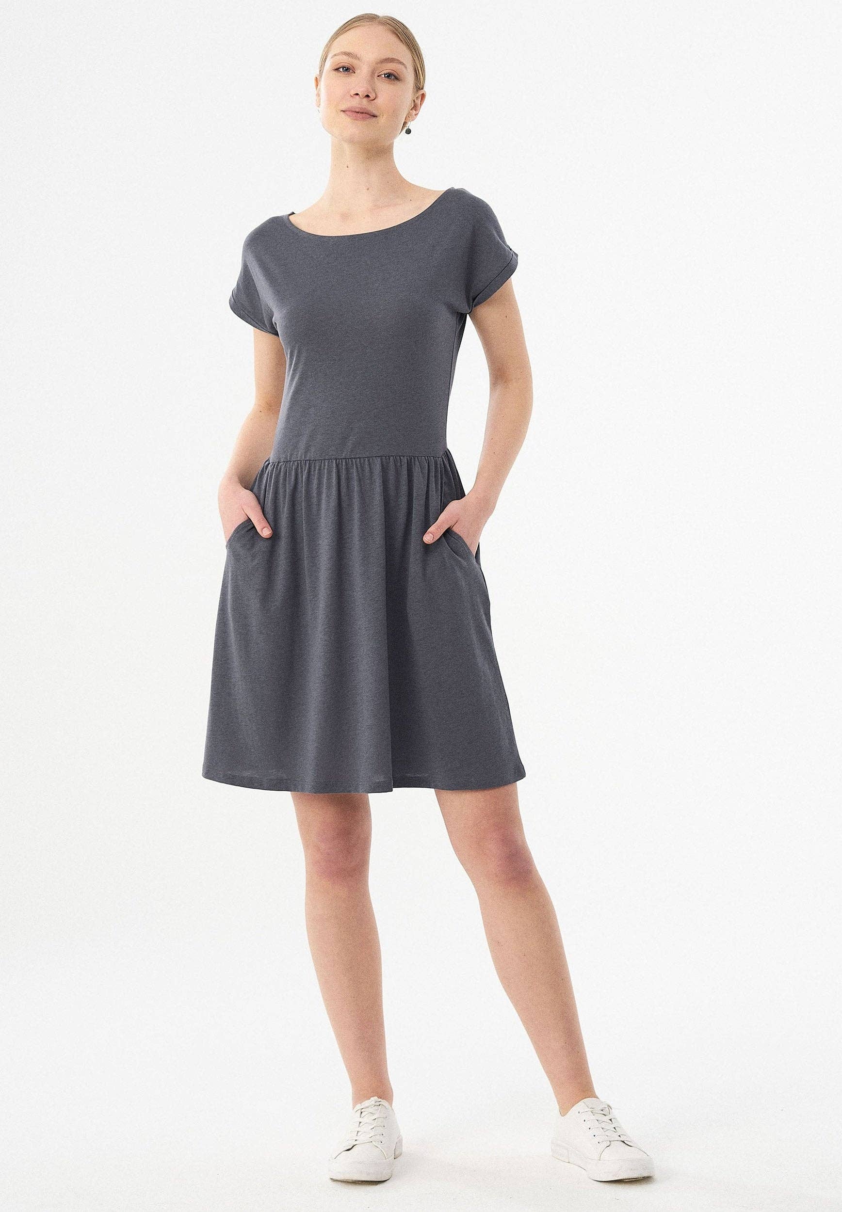 ORGANICATION - Wholesale Dress - Women's - Jerseykleid aus TENCEL™ Lyocell und Bio-Baumwolle0
