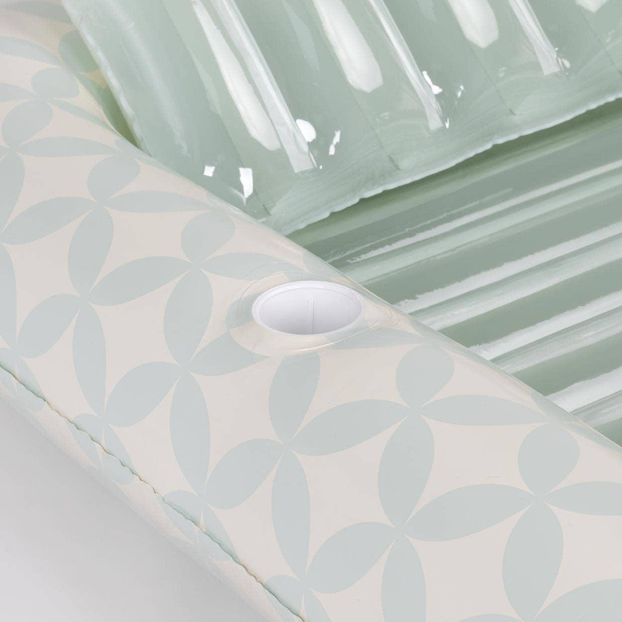 Flamingueo - Venta al por mayor Accesorio para la playa - Tanning pool con portavasos Aquamarine3