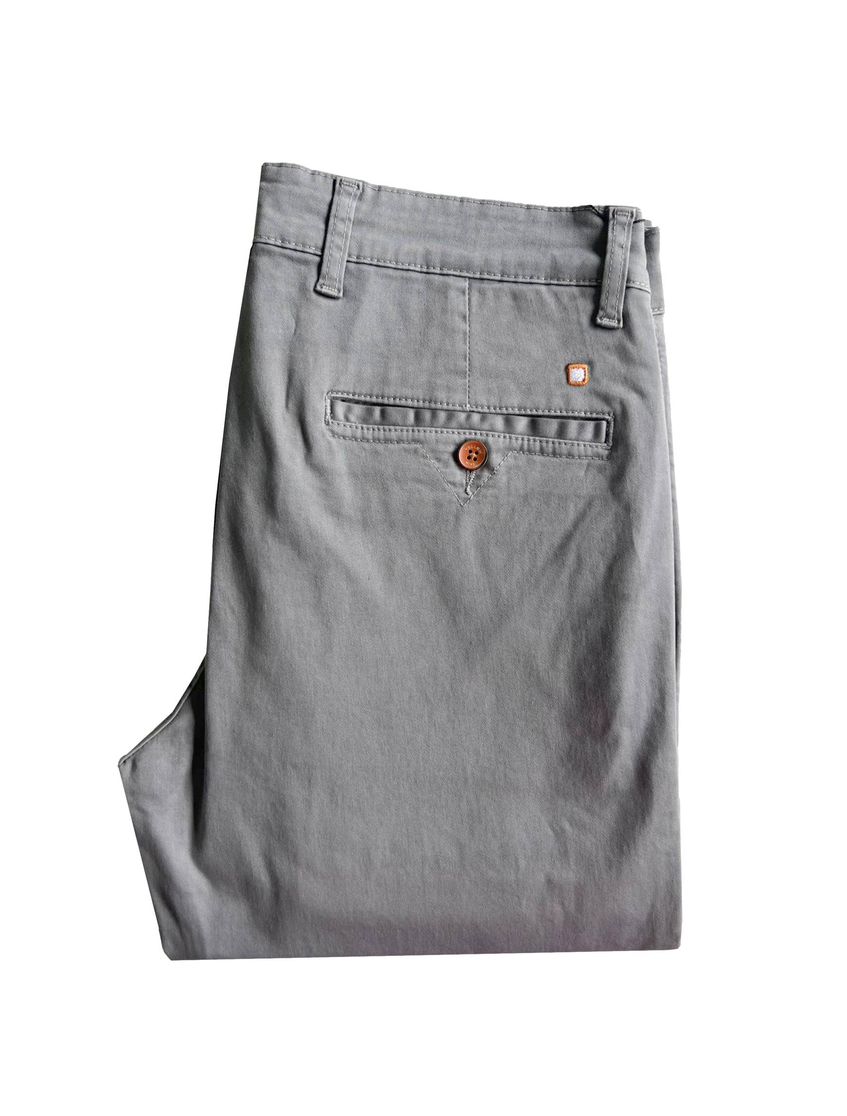 Yellow Skin – Calças - Homem por atacado – Calças chino de cetim 11015