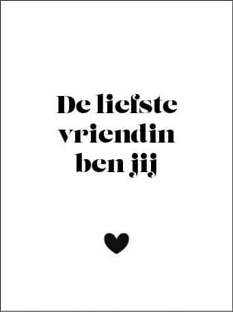 Cartão Forex Namorada (branco) por atacado de Gewoon ZieZo