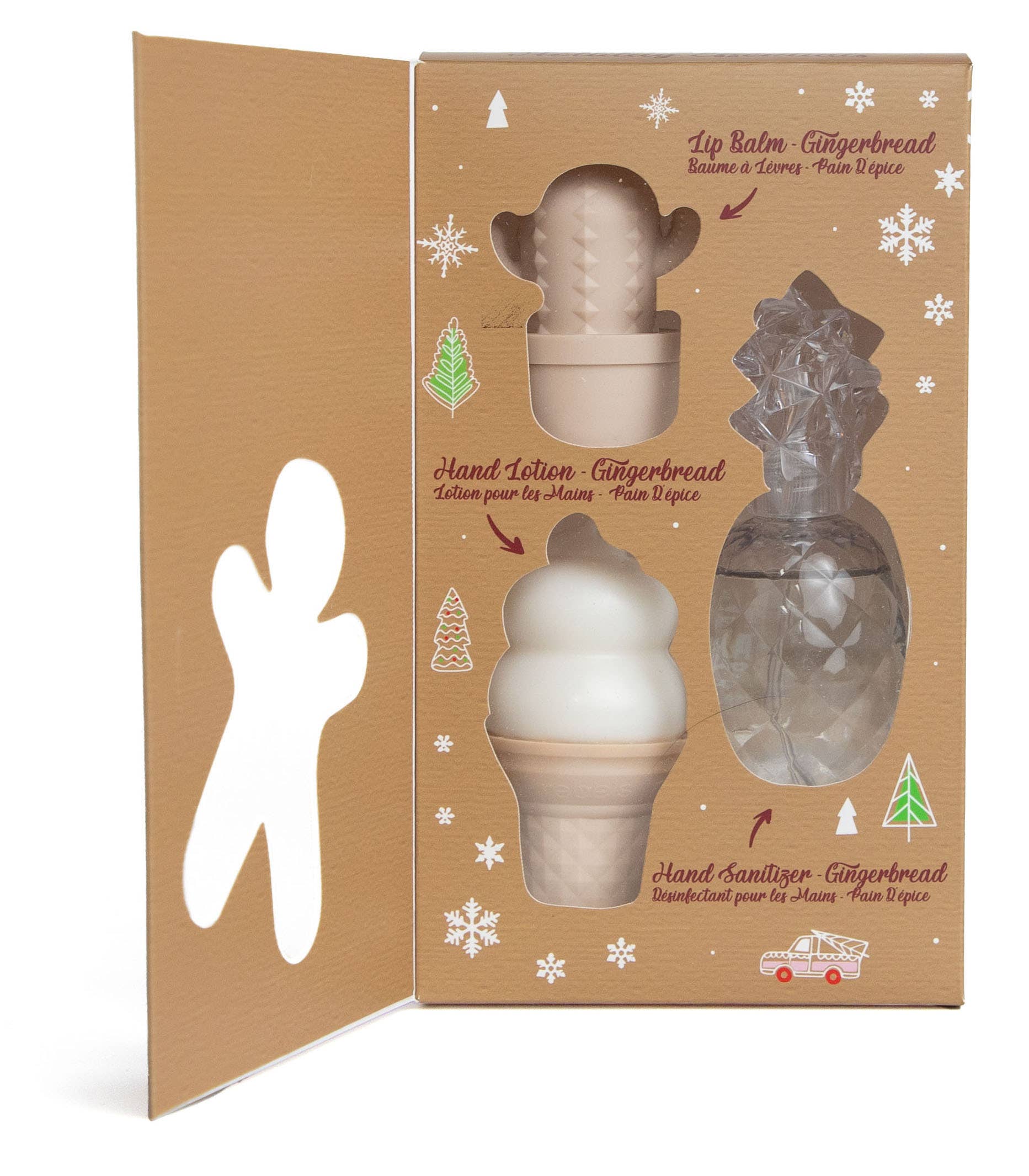 Rebels Refinery - Wholesale Bath & Body Set - Gingerbread Delight Holiday Essentials GIFT SET 1