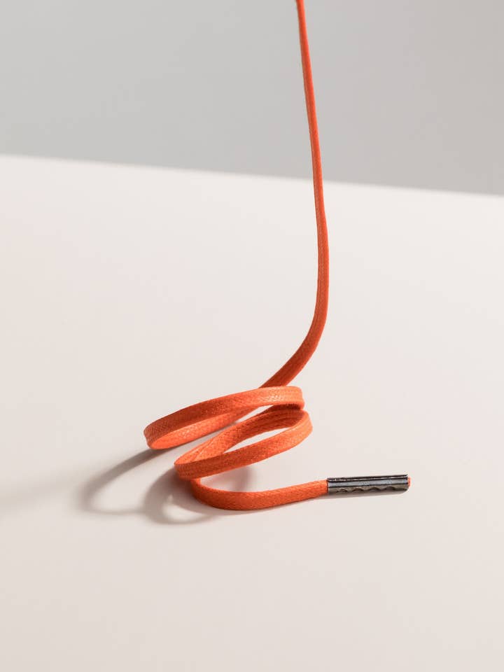 Laranja | Atacadores planos encerados por atacado de Senkels