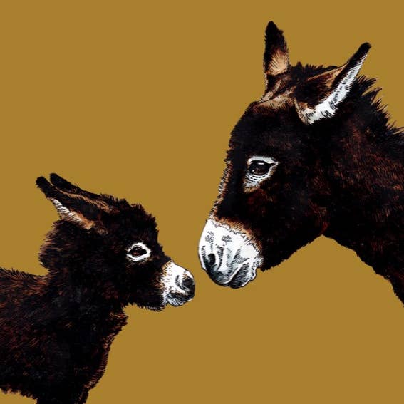 Cartão do dia das mães do burro * Cartão do burro * Cartões de animais para a sua loja – Faire PT