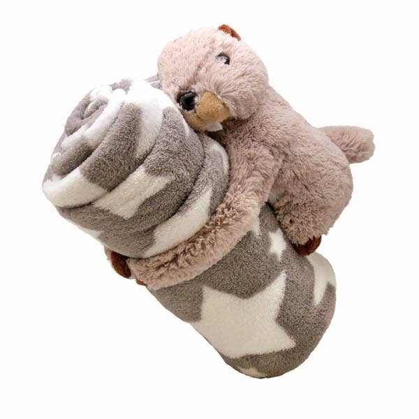 Coperta con Marmotta di Peluche per la vendita all'ingrosso da parte di JUMI