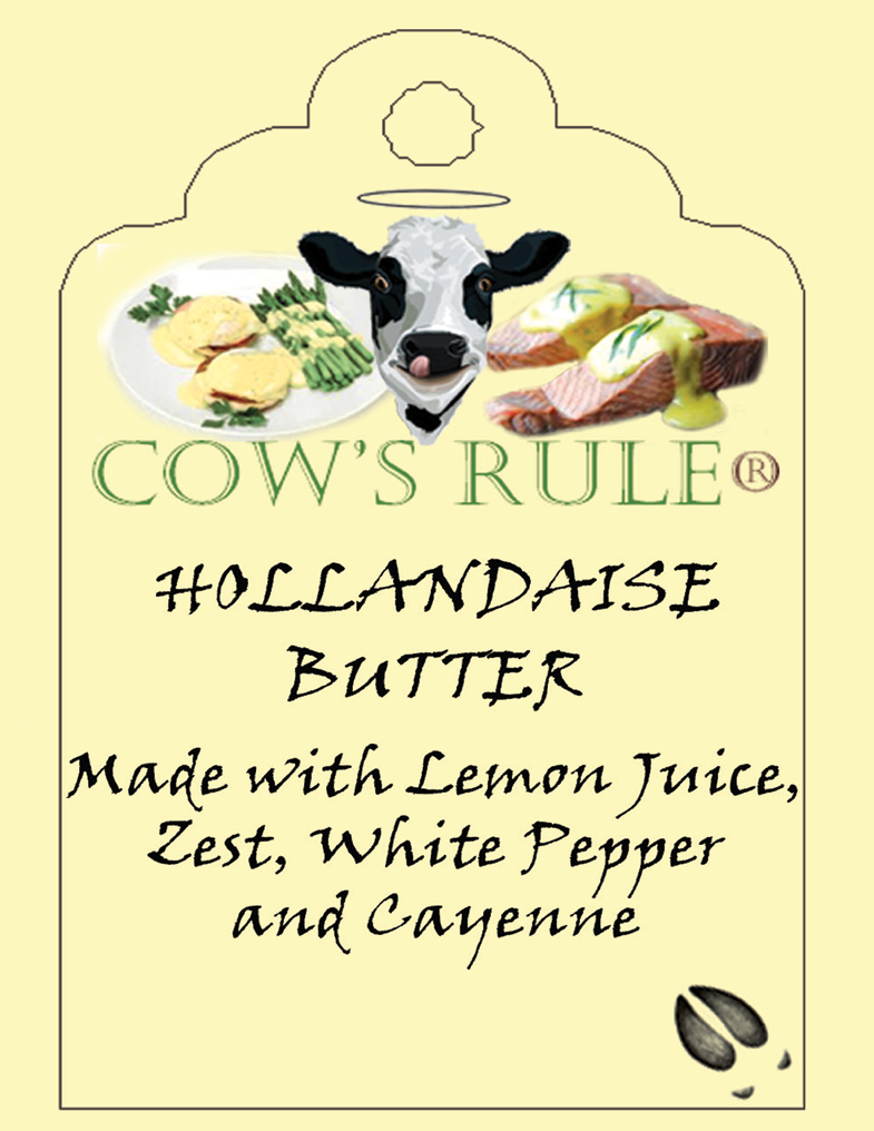 Cow's Rule Gourmet Butter Company – wholesale Butter – Hollandaise Compound Butter 4oz.1