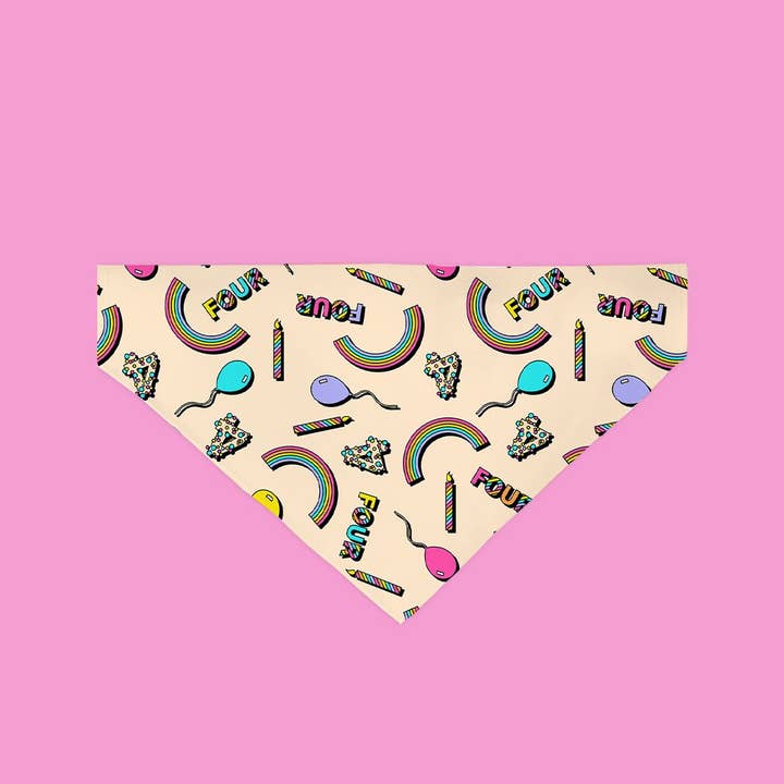 4th Birthday Bandana for wholesale by Dope Dog Co