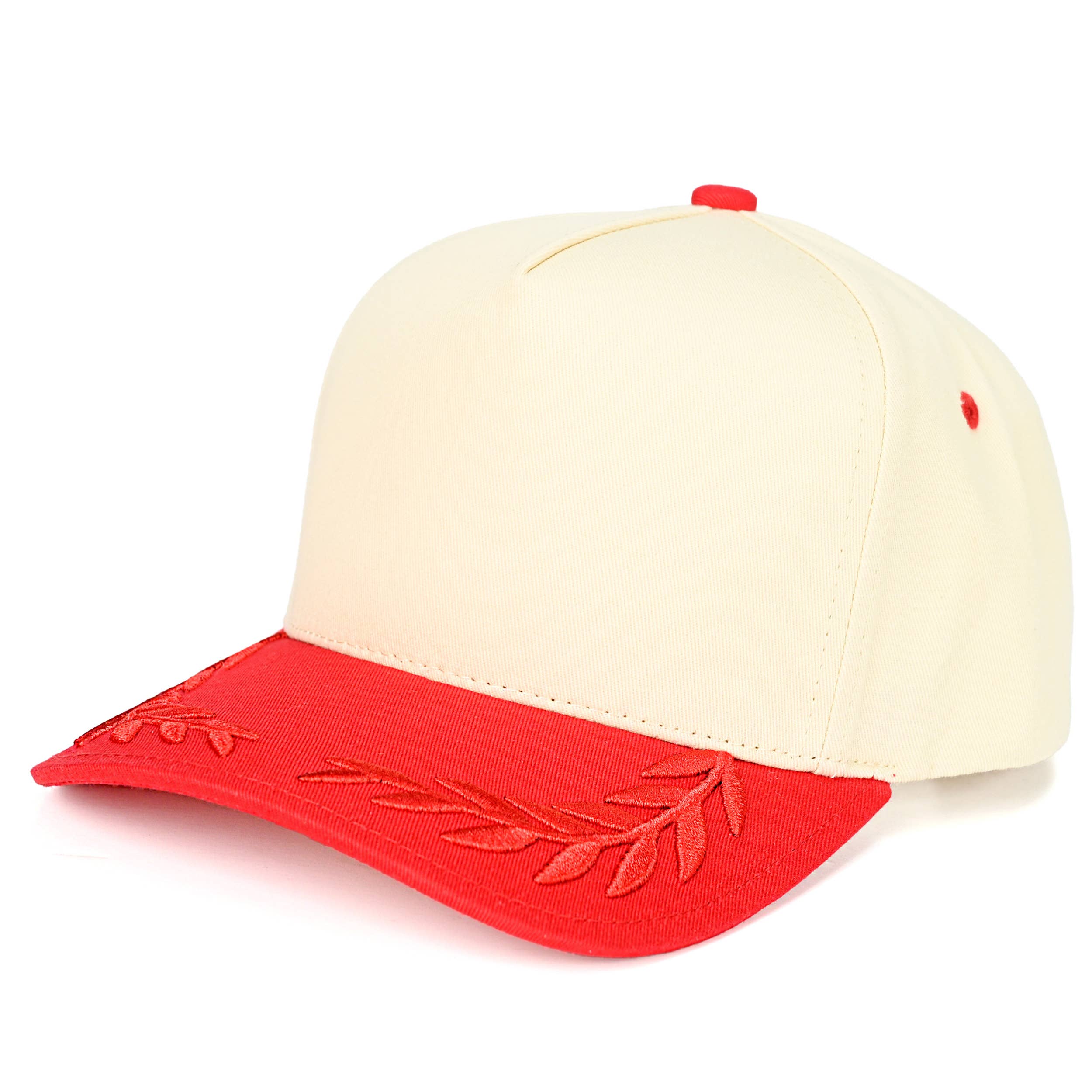 Hana - Wholesale Trucker Hat - Women's - C.C Captain Oak Leaves Embroidered Trucker Cap3