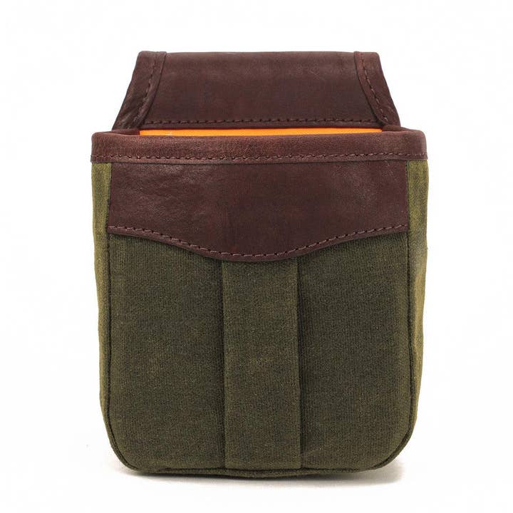 Mission Mercantile Leather Goods - Wholesale Belt Bag - Men's - White Wing Waxed Canvas Hunting Single Belt Pouch
