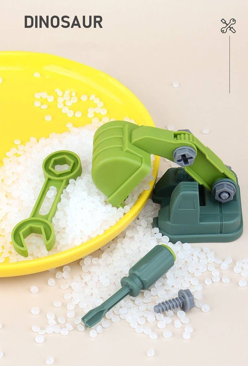 KiddieKickz - Wholesale Toy Car/Truck - Kids - Children's Dinosaur Construction Vehicle Excavator DIY Toys6