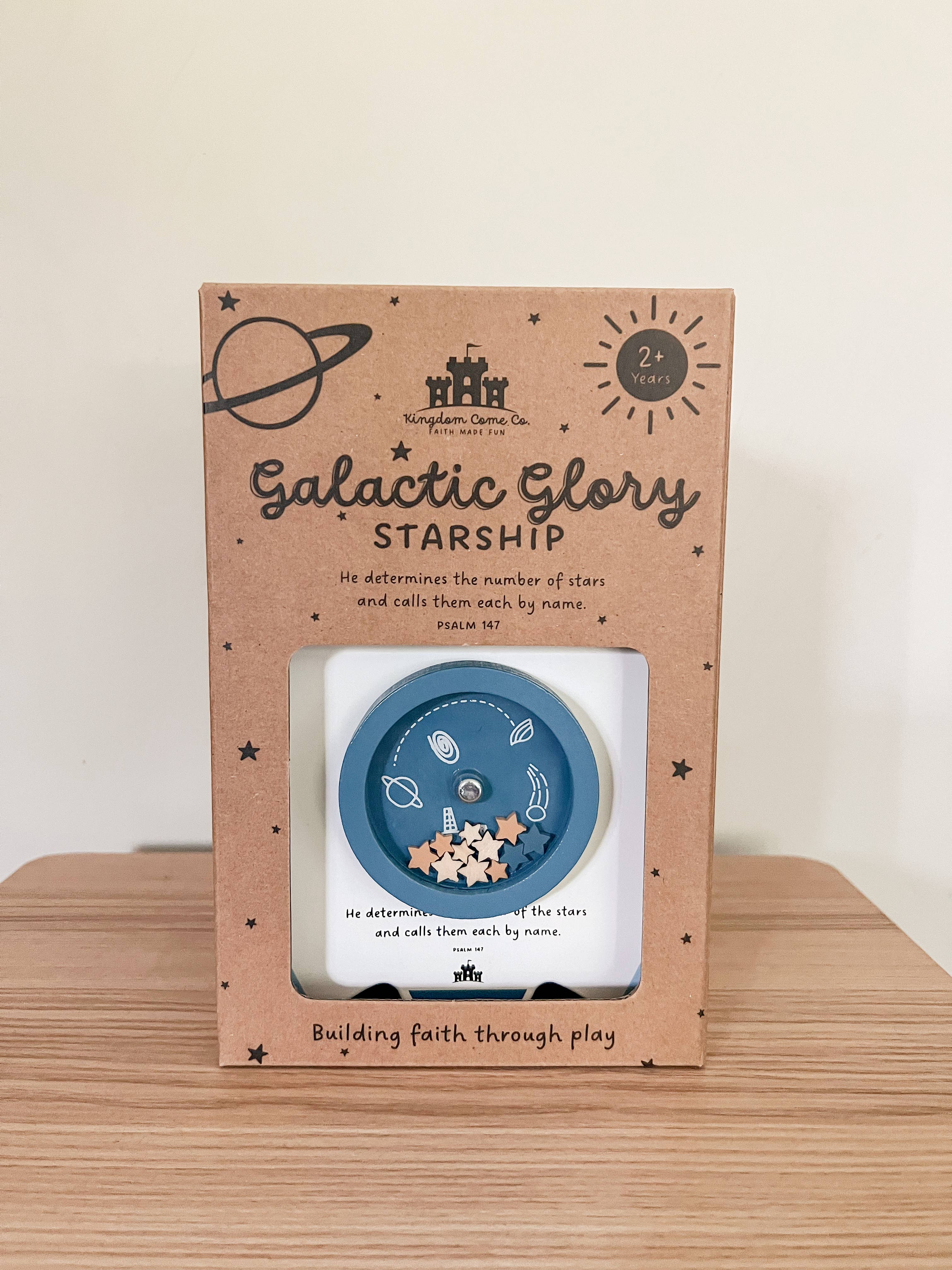 Kingdom Come Co. - Vendita all'ingrosso Giocattolo in legno - Bambini - Galactic Glory Starship - Giocattolo in legno per bambini5