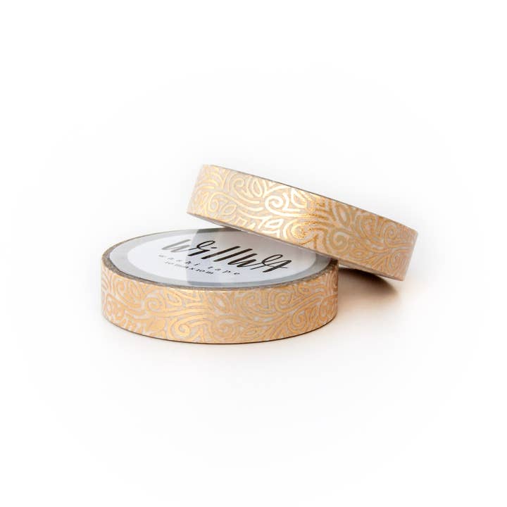 Willwa – wholesale Washitejp – Guld Rivendell Washi Tape