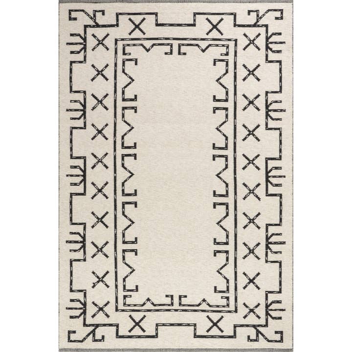 June Geometric Reversible Wool Area Rug for wholesale by RUGS USA