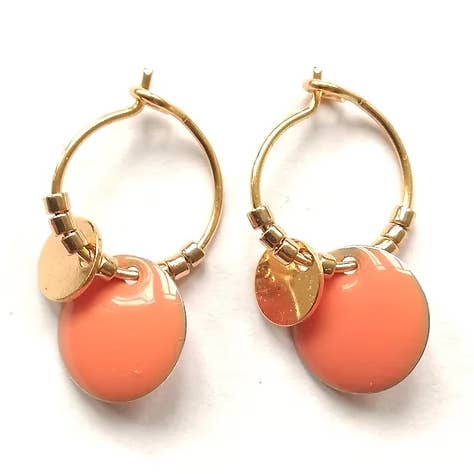 BO - Neela - rosa alaranjado por atacado de Lili GINKGO