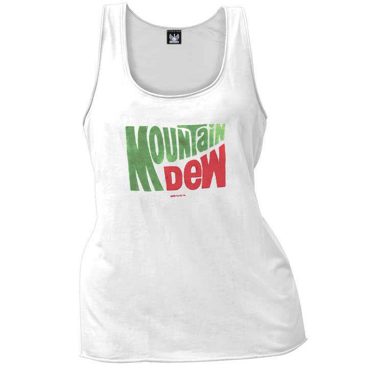 Mountain Dew - Top de Alças Clássico para Mulheres Jovens por atacado de Official Store