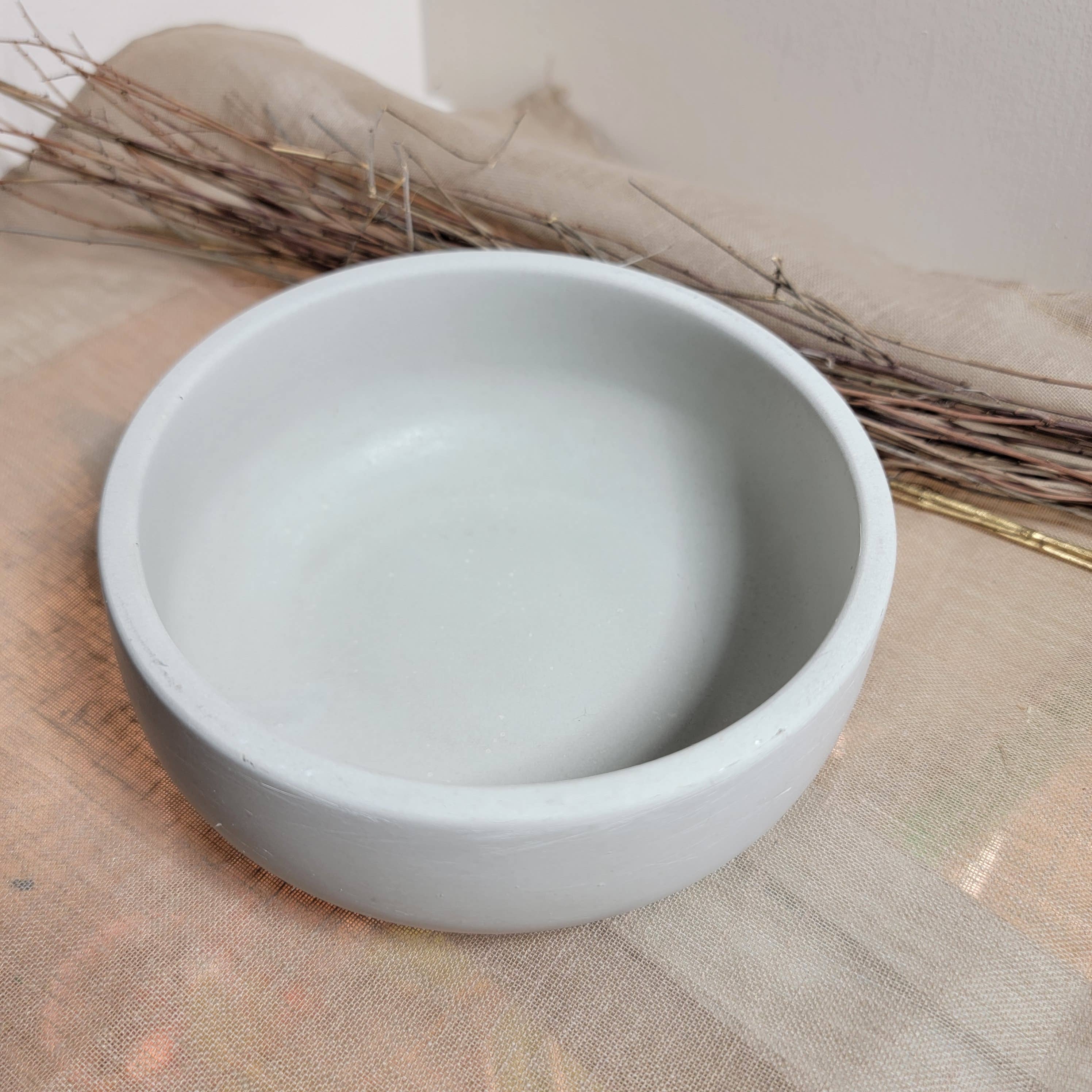 SUNSET CEMENT - Wholesale Decorative Plate/Dish/Bowl - Concrete bowl - raw concrete