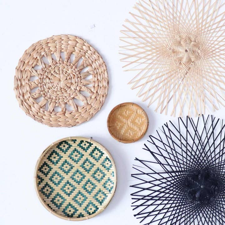 Thaihomeshop – wholesale Wall Accent – KA NOK NUCH - Wall Hanging Decor (Set of 5)1