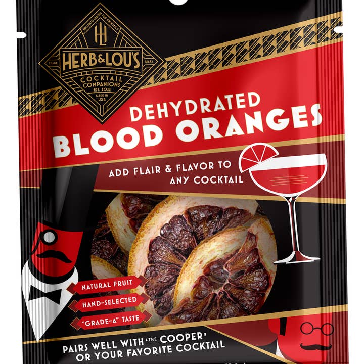 Herb & Lou's – Großhandel Getrocknete/dehydrierte Früchte – Dehydrierte Blutorangen, 12 Beilagen pro Beutel0