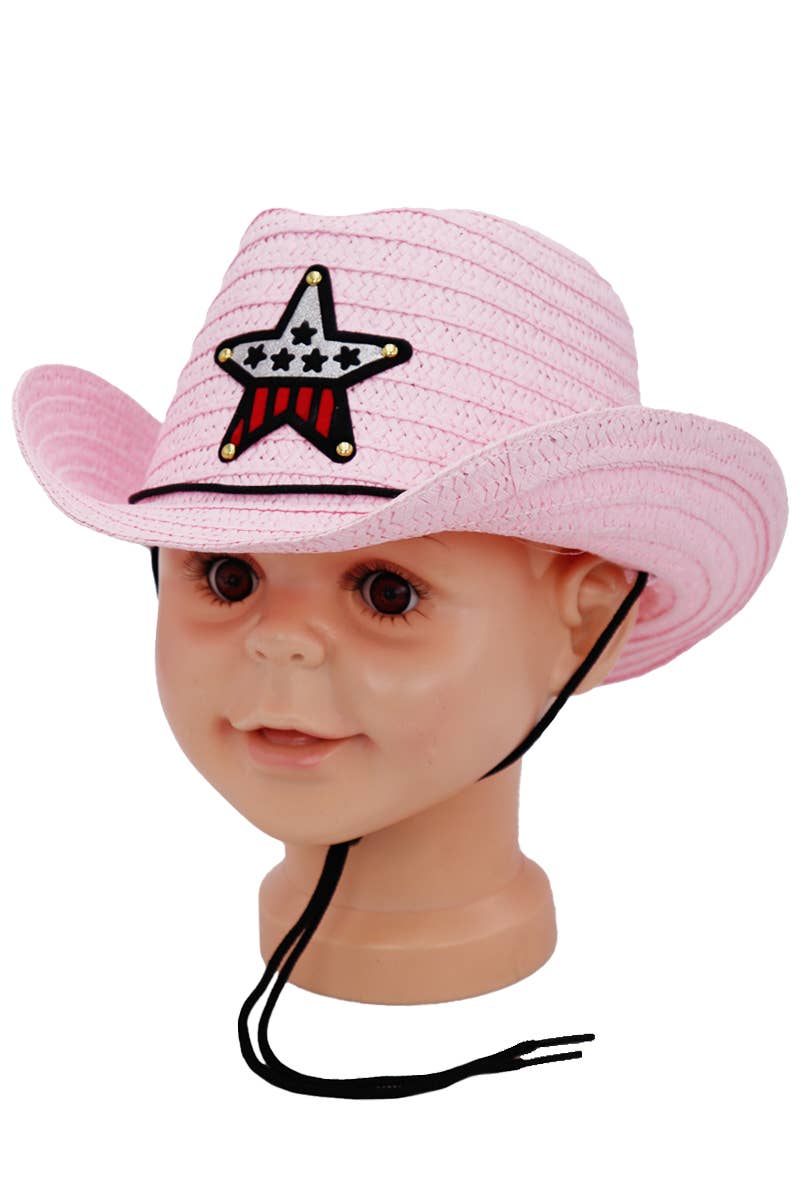 Cap Zone - Wholesale Cowboy Hat - Kids - Kids Western Star Paper Straw Cowboy Hat4
