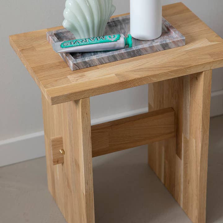 MOUD Home – wholesale Pall – OAK pall i ek - natur och mässing