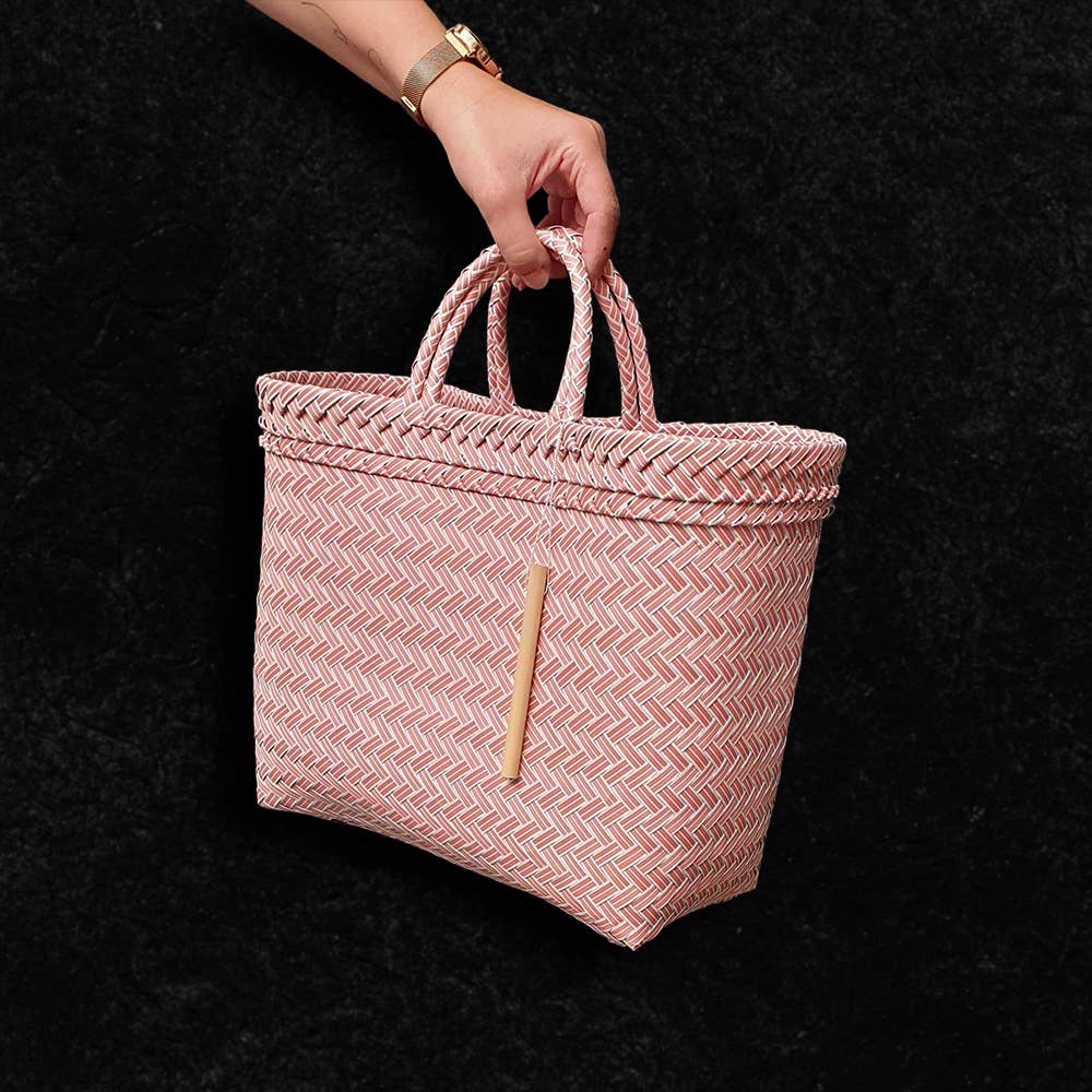 VIE - Wholesale Beach Bag - Recycled Plastic Woven Beach/Tote Bag6