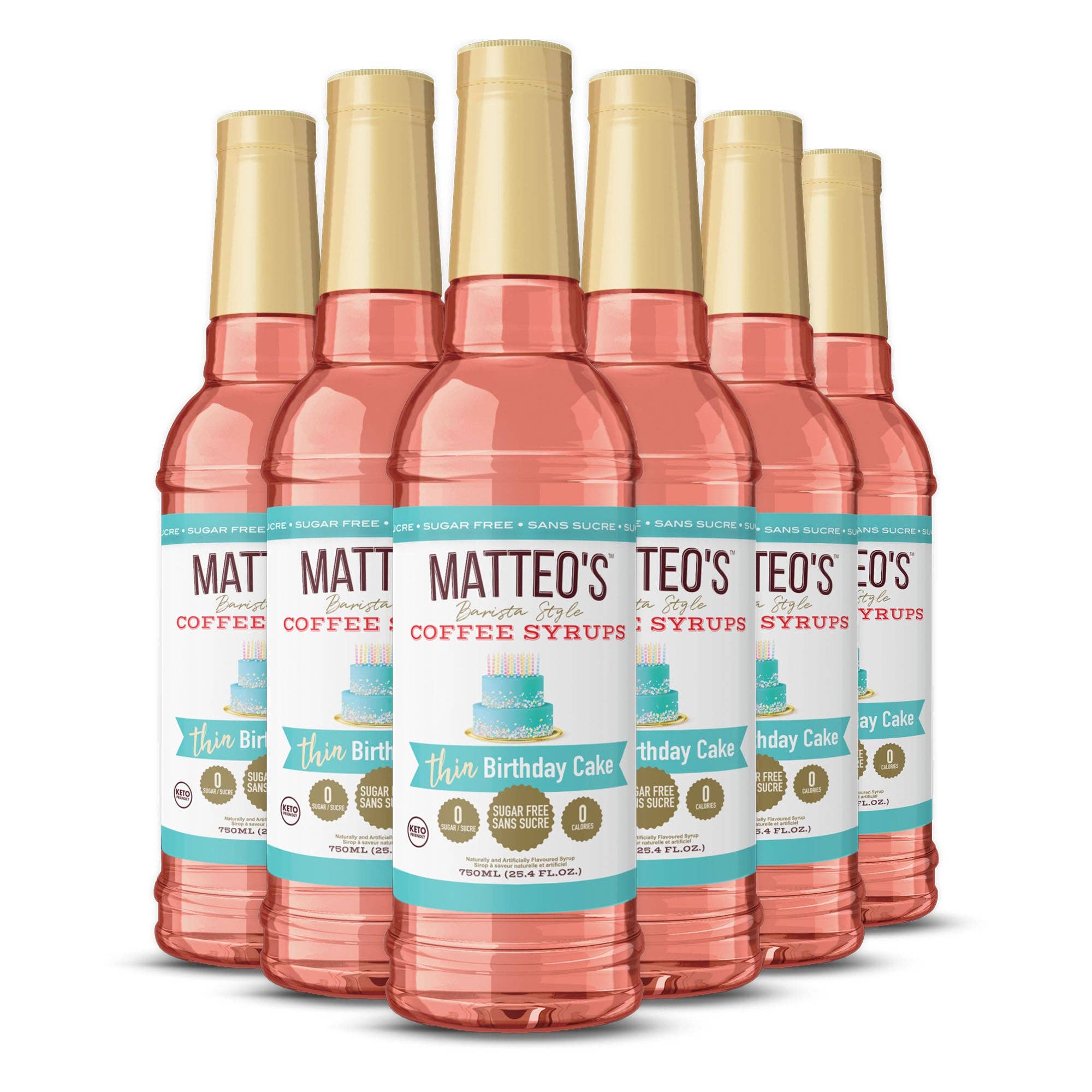 Matteo's - Vente Café glacé/infusion à froid - Sirop de café sans sucre, gâteau d'anniversaire7