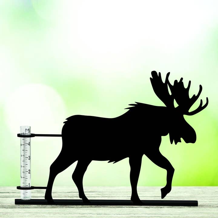 Moose Rain Gauge for wholesale by Steel Grace