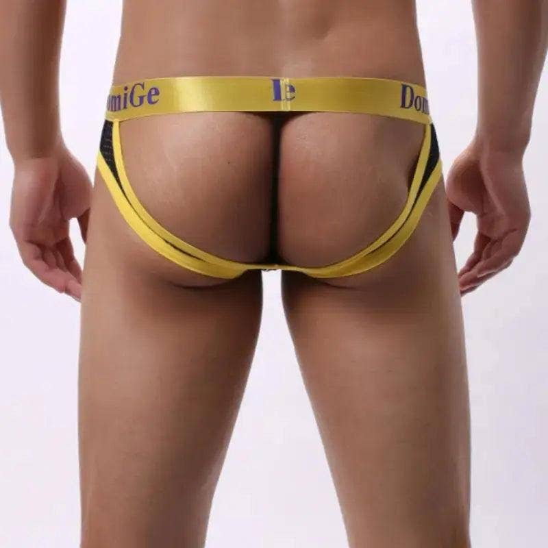 DomiGe - Vente Sous-vêtements – homme - Jockstraps Bold & Breezy pour hommes avec ceinture à logo - Sous-vêtements pour hommes Unleash Your Freedom8