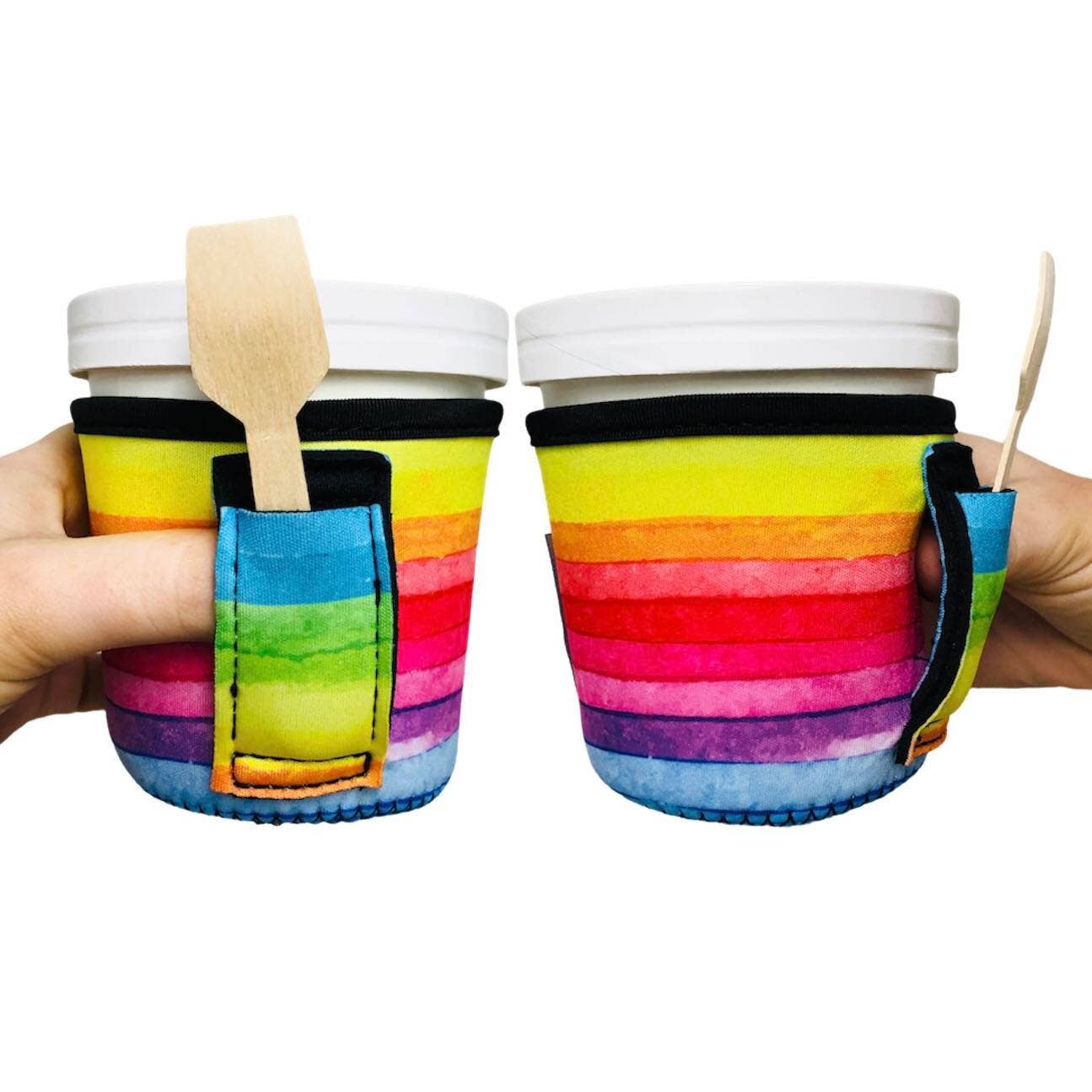 Drink Handlers - Wholesale Drink Huggers & Koozies - Rainbow Pint Size Ice Cream Handler™0