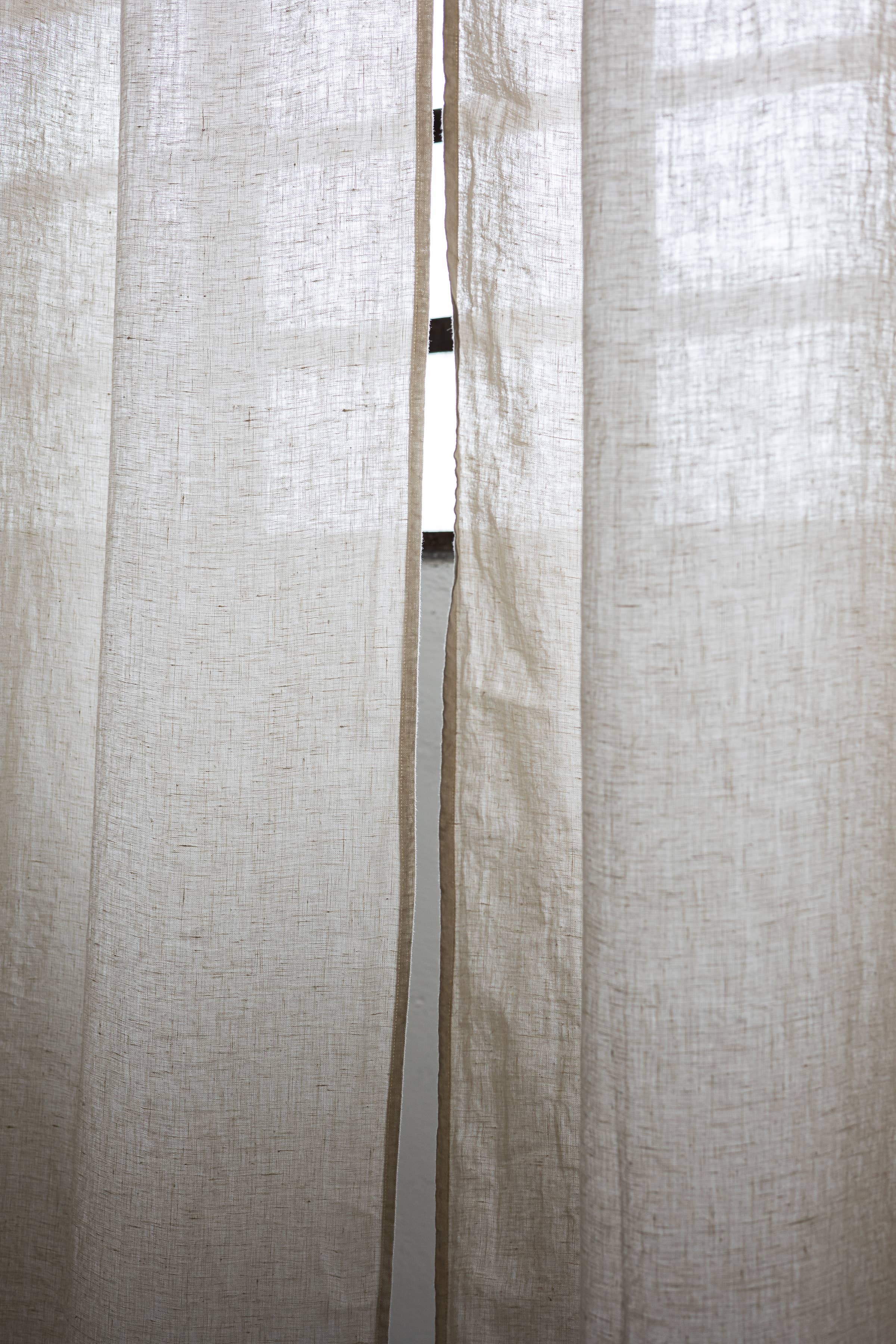 FEELUM homelinen by David Home srl - Wholesale Curtain - BREZZA 100% muslin linen curtain, made in Italy3