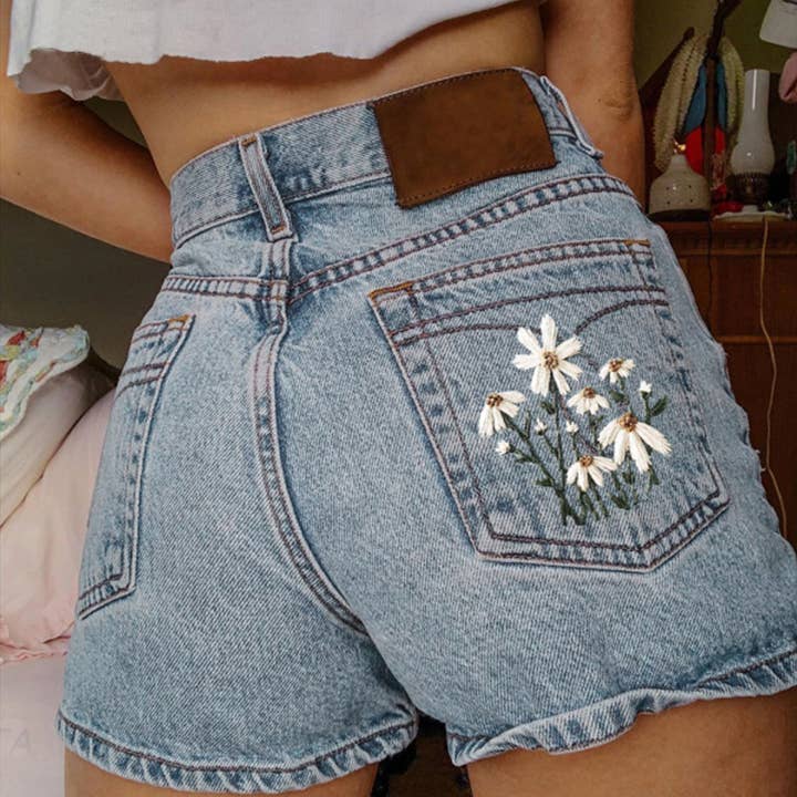 Women's Flower Print Summer Denim Shorts and other Purchase Wholesale levi’s. Free Returns & Net 60 Terms on Faire trending on Faire.