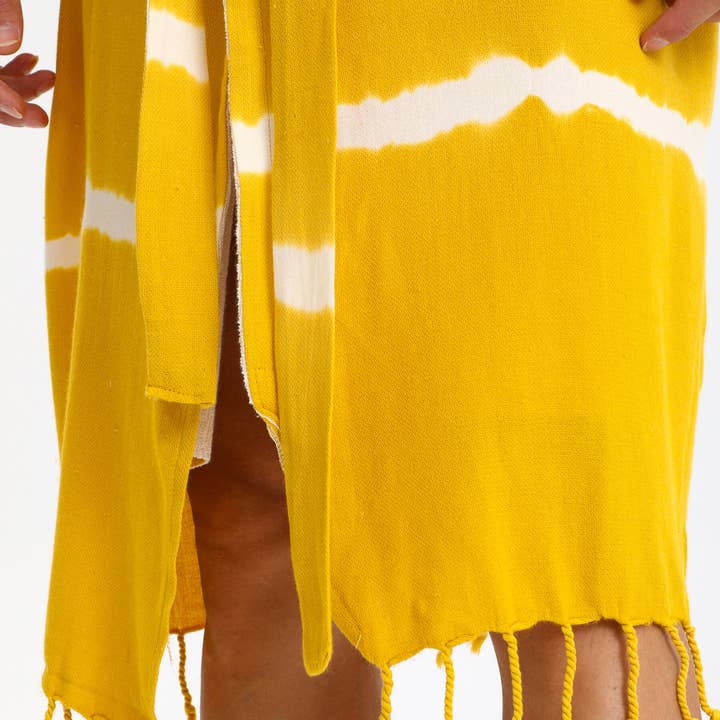 Albornoz Dila With Terry Bamboo para hombre, color amarillo para venta al por mayor de PESHCE