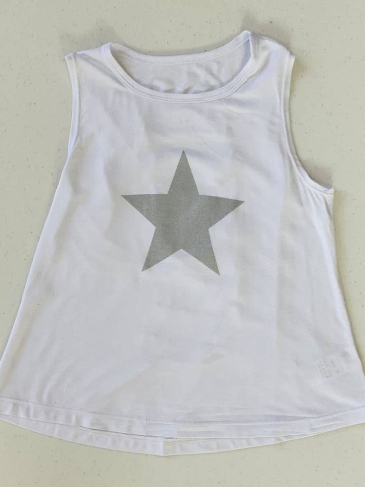 Big Star Silver Tank för wholesale av Fanilu