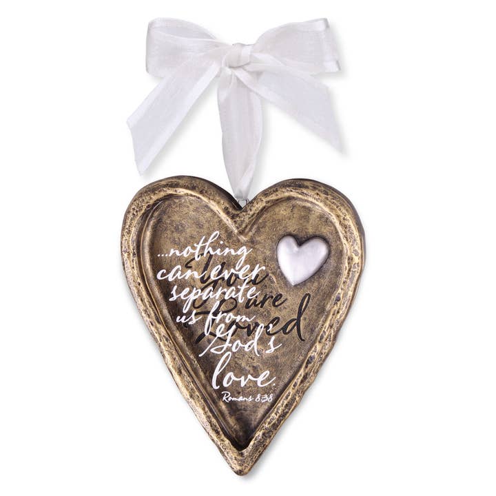 🎄 LCP Ornament Heart You Are Loved Ribbon Hang for wholesale by Cottage Garden