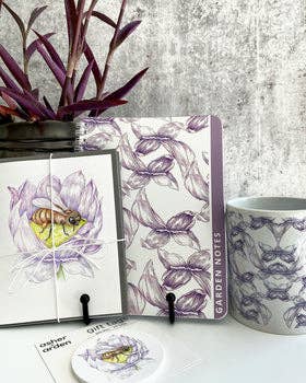 REMOVED BRAND - Wholesale Stationery/Notecard Set - Garden Pollinator Bee - Boxed Set1