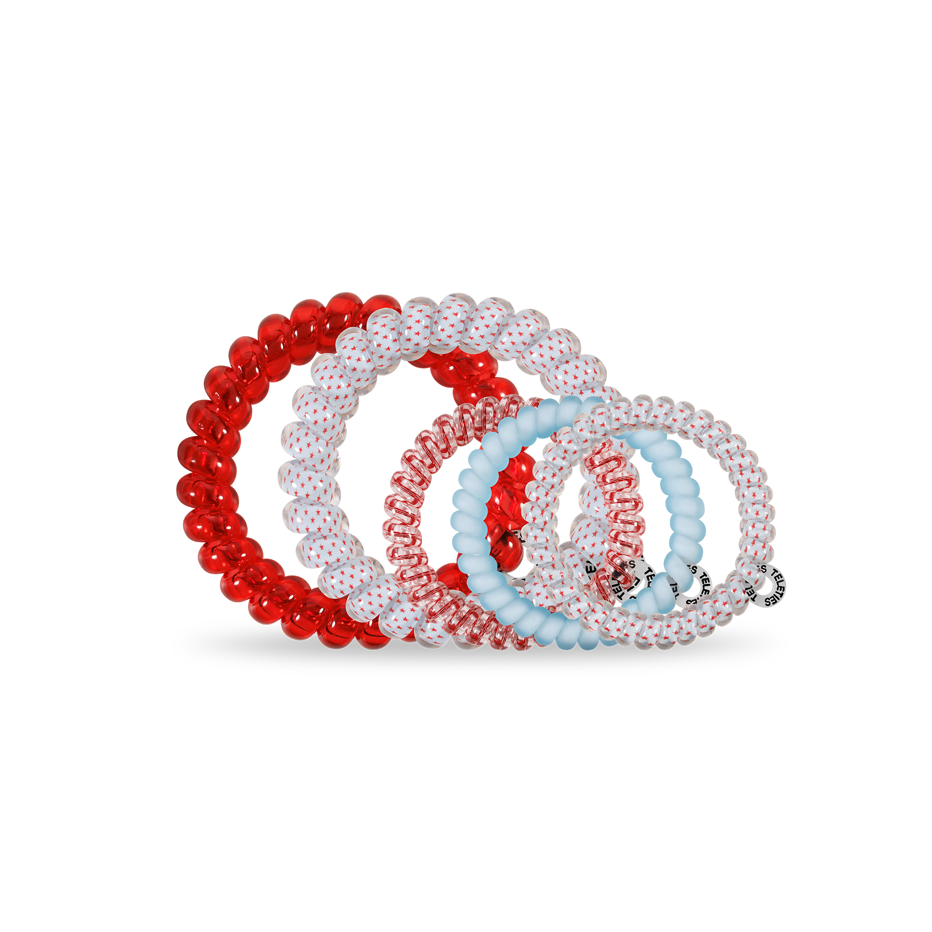 TELETIES - Wholesale Hair Tie - Spiral Hair Coils | Mix Pack | Oh My Stars! Hair Ties1