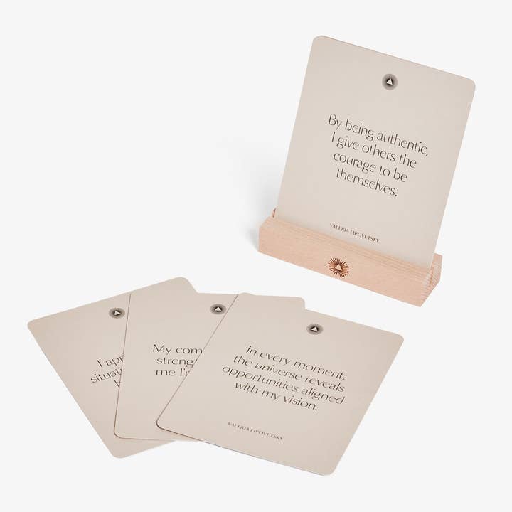 Intelligent Change – wholesale Kontorsmateriel/Notecard Set – Mindful Affirmations av Valeria Lipovetsky, Citatkort