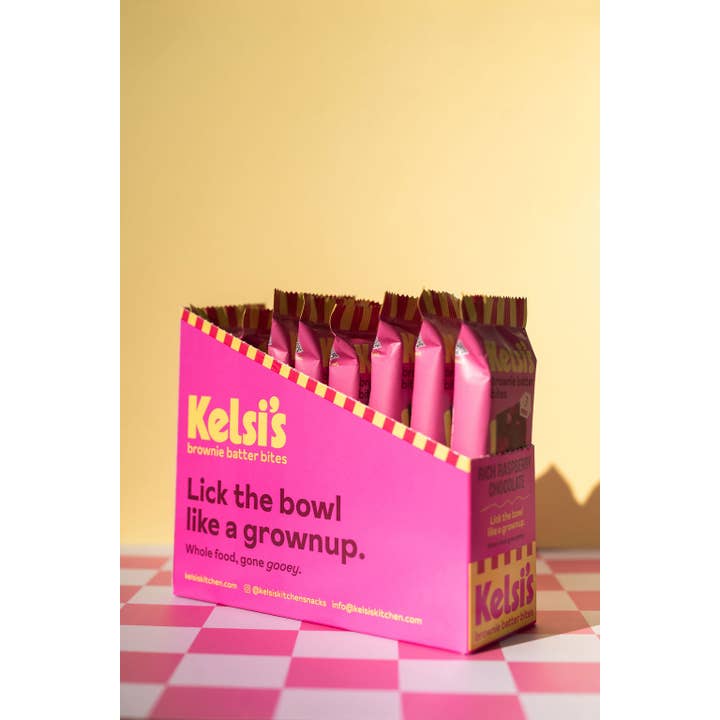 Kelsi's - Wholesale Snack bar - Rich Raspberry Chocolate Brownie Batter Bites Gluten Free4