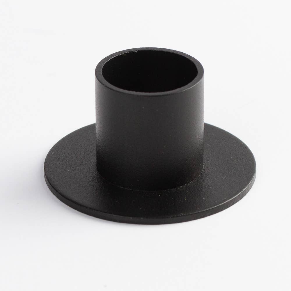 Factory Direct Craft - Wholesale Candle Holder - Black Metal Taper Candle Holder - Select Base Shape11