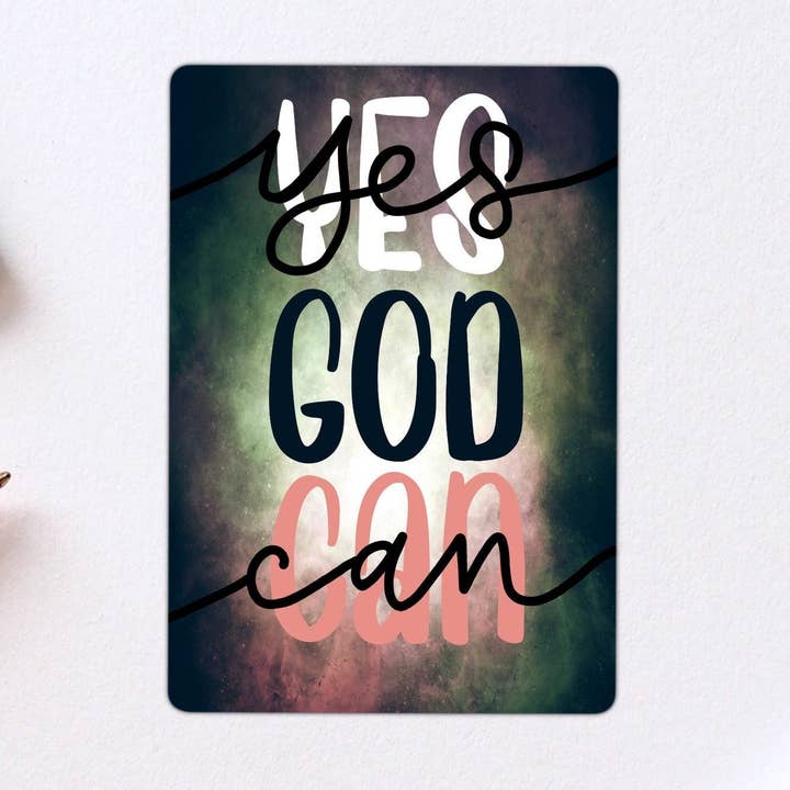 Ja, God, kunnen christelijke religieuzen Bijbelse aanmoediging citeren voor wholesale door Stick With It Sticker Co