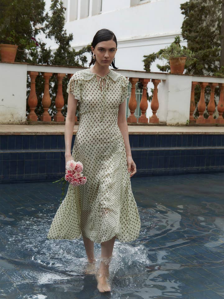 CARMEN SAYS - Wholesale Dress - Women's - Sucrée Floral Print Long Dress1