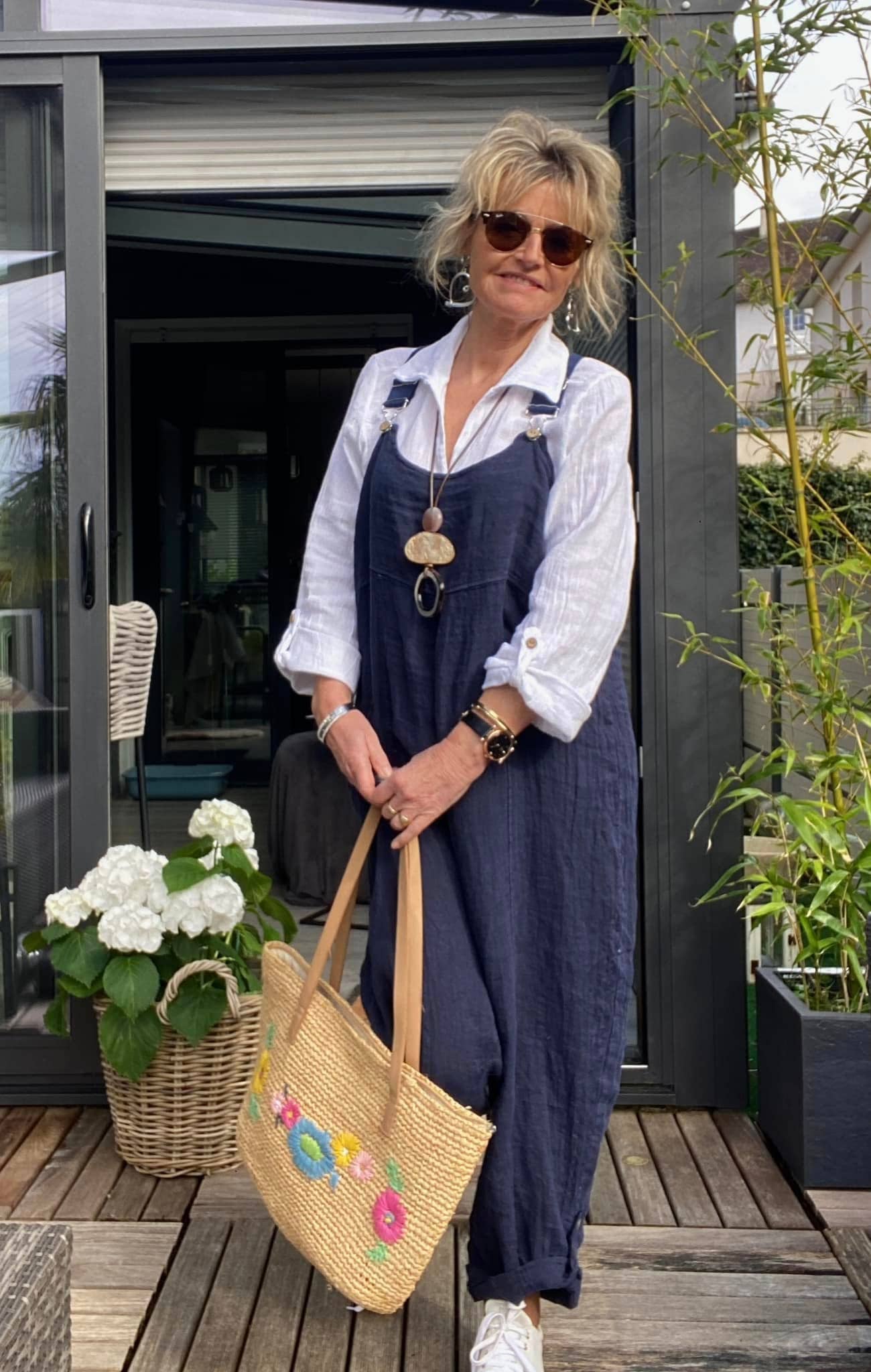 LINEN & COTTON HOUSE - Wholesale Overalls – Women's - 05400 OVERALLS IN LINEN15