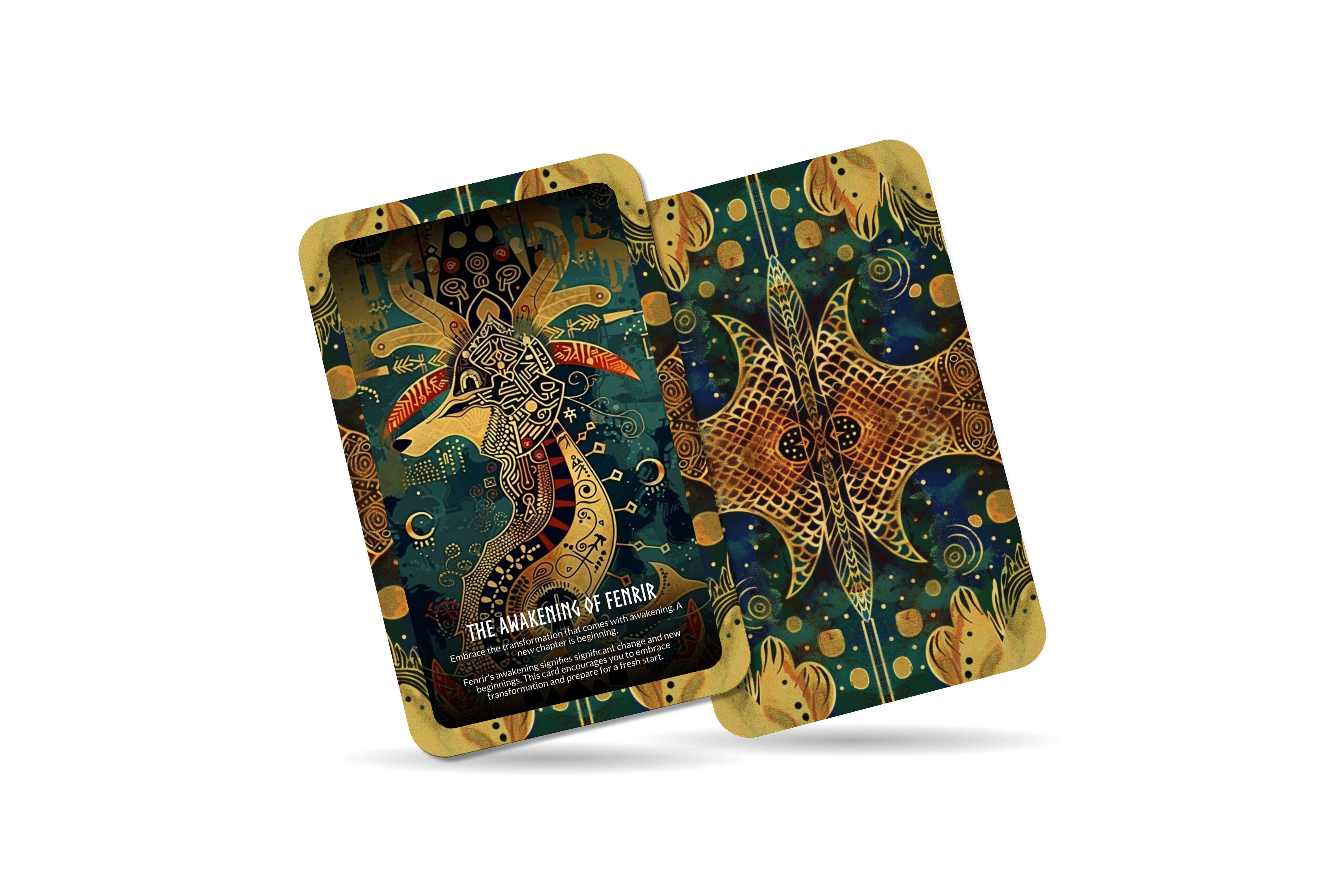 Ibiza Tarot USA - Wholesale Tarot Cards - Fenrir - The Wolf of Fate Oracle Deck Cards - Unleashing the primal power and untamed spirit of the wolf9