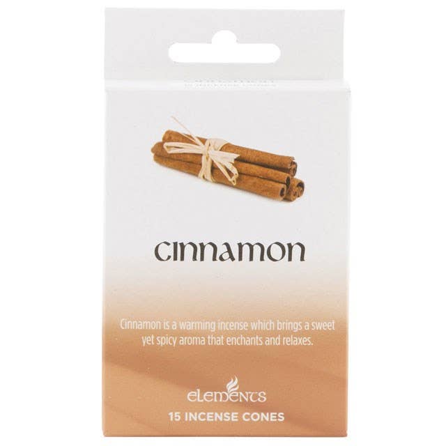 Something Different Wholesale - Wholesale Wierook - Set van 12 pakjes Elements Cinnamon wierookkegels